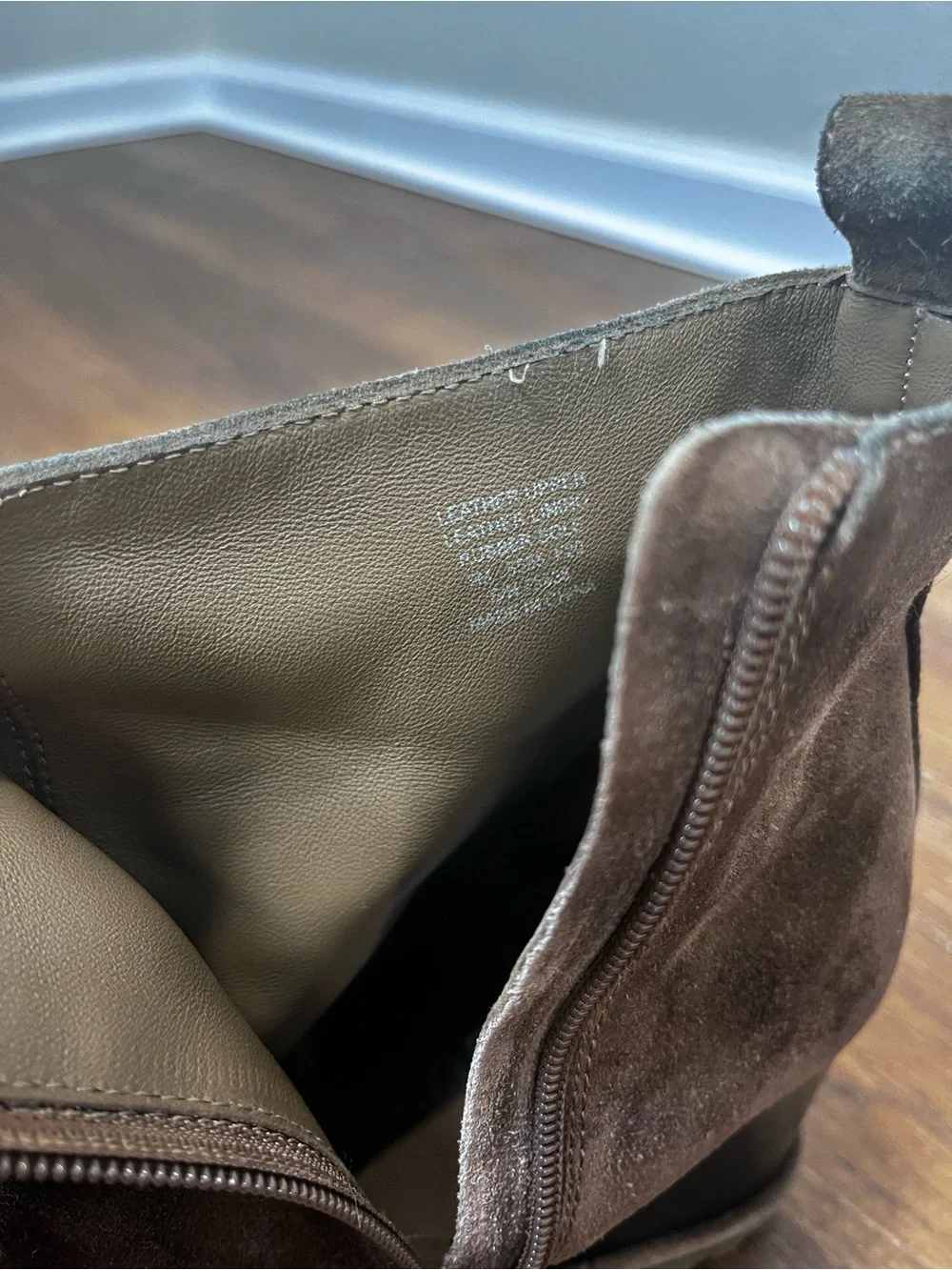 Tory Burch Brown Suede Wedge Boot Size 9